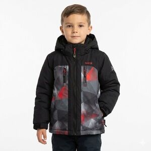 Kamik Boys Winter Coat Snow Jacket Gray Size 4
